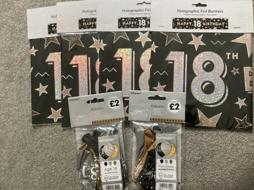 Buy & Sell Moseley Village Wolverhampton - Photos for Balloons and banners 18th Birthday