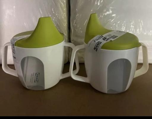 Buy & Sell Mickleover Derby - Photos for IKEA BORJA Training beaker, White-Green x2