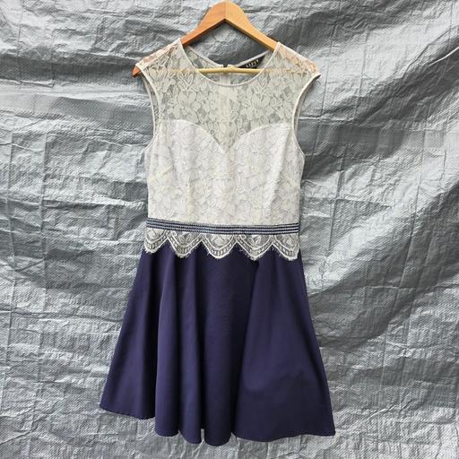 Buy & Sell Amblecote Dudley - Photos for Lipsy London Navy White Skater Dress UK 12