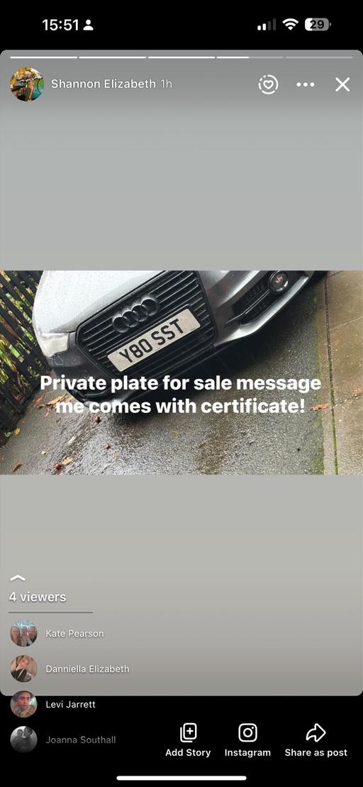 Vehicles Northfield Birmingham - Photos for Private number plate
