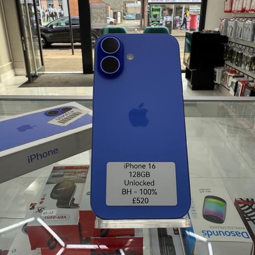 Buy & Sell Sutton Coldfield Birmingham - Photos for iPhone 16 128GB 100% 🔋 Unlocked