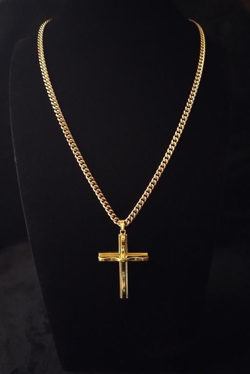 Buy & Sell Sheffield Sheffield - Photos for 22inch Curb Cross Chain Necklace