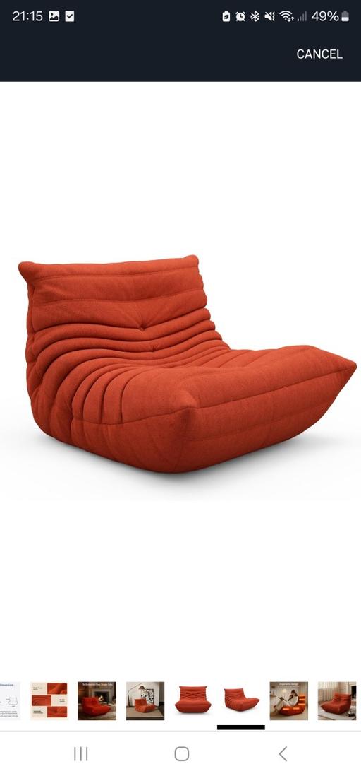 Buy & Sell West End Eastleigh - Photos for 2 x Togo Chairs Soft Suede Lounge
