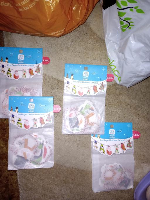 Buy & Sell Kings Norton Birmingham - Photos for Bnip Xmas Bunting with Seeds x4