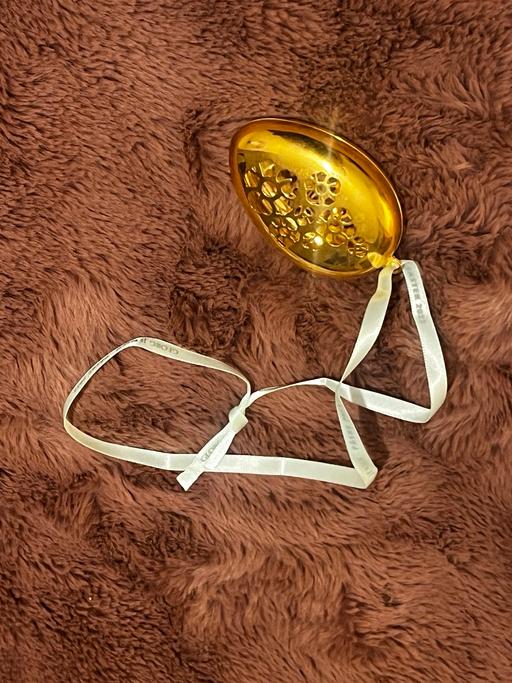 Buy & Sell Sheffield City Centre Sheffield - Photos for Georg Jensen Gold Plated Silk Easter Egg Dec