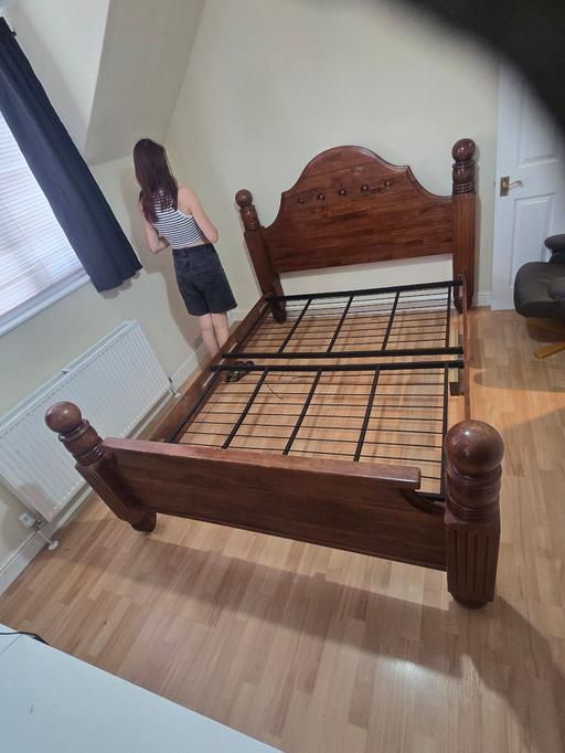 Buy & Sell Edmonton North London - Photos for old bed kingside 200cm x160cm