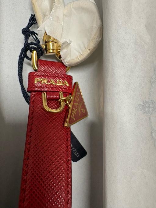 Buy & Sell Penn Wolverhampton - Photos for Prada Saffiano Leather Keyring Fuoco Red