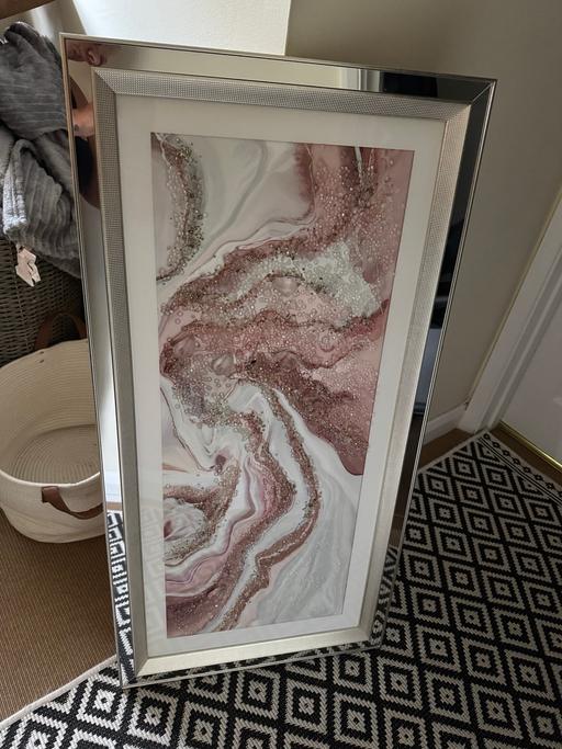Buy & Sell West Chiltington Horsham - Photos for Pink marble wall art