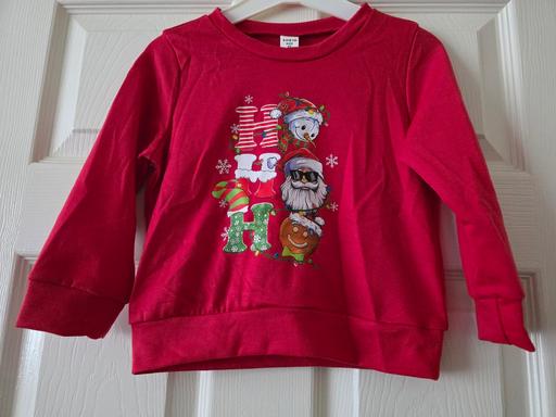 Buy & Sell Blackpool Town Centre Blackpool - Photos for Ho Ho Ho sweatshirt age 4 yrs NEW