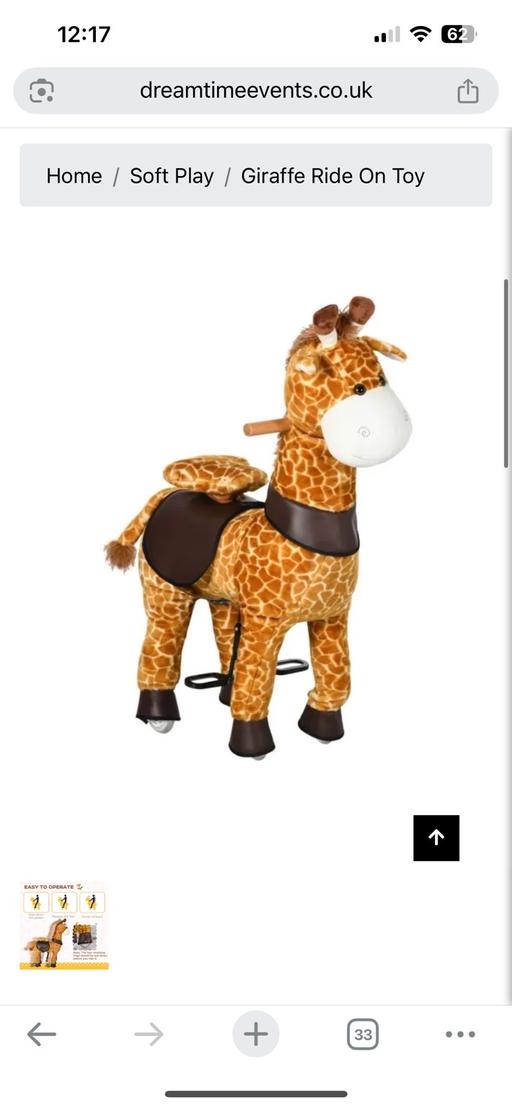 Buy & Sell Acrefair Wrexham - Wales - Photos for Ride on giraffe