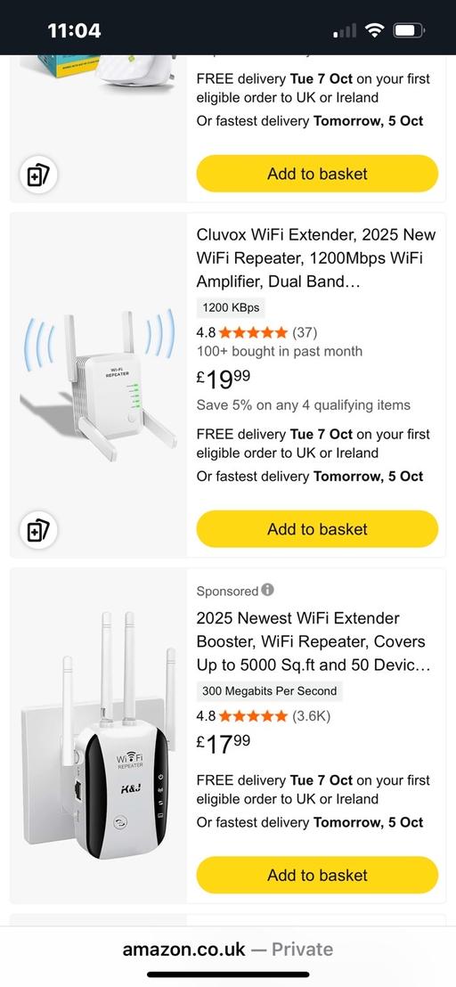 Buy & Sell Wednesfield Wolverhampton - Photos for New wi fi extender 3 poun a few