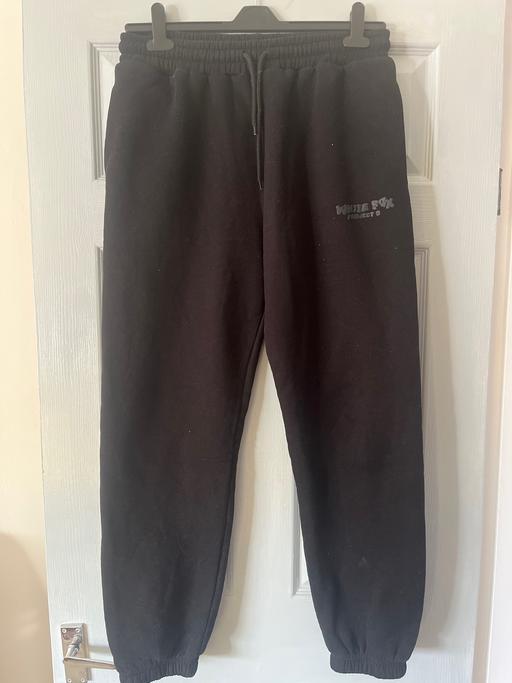 Buy & Sell Conisbrough Doncaster - Photos for Black joggers white fox ladies size 12