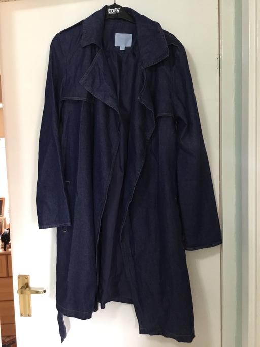 Buy & Sell Willenhall Walsall - Photos for M&S wrap round denim coat size 8