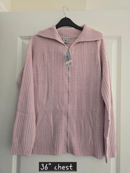Buy & Sell Rowley Village Sandwell - Photos for Ladies Xe pink cardi - uk16 bnwt