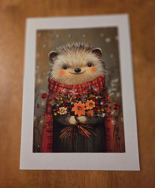 Classes Westgate-on-Sea Thanet - Photos for HANDMADE XMAS HEDGEHOG CARD