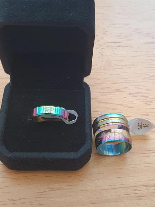 Buy & Sell Coseley Dudley - Photos for 3 Stainless Steel Rings size 18 unisex