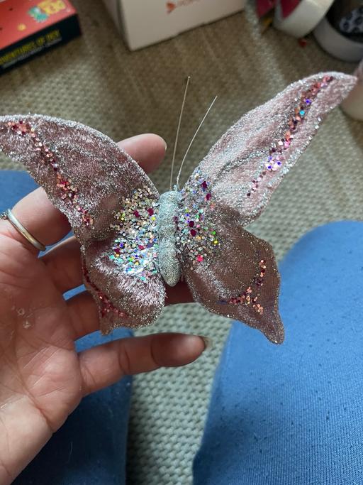 Buy & Sell Wednesfield Wolverhampton - Photos for New butterfly Christmas tree decorations