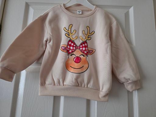 Buy & Sell Blackpool Town Centre Blackpool - Photos for Reindeer sweatshirt age 5 yrs NEW
