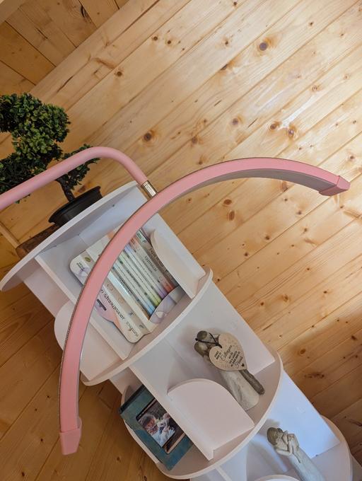 Buy & Sell Upper Gornal Dudley - Photos for Floor standing pink half moon lamp