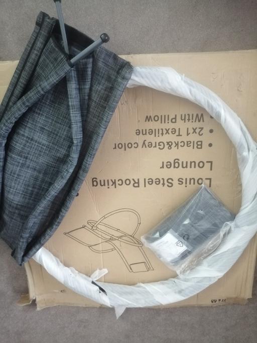 Buy & Sell Heath Town Wolverhampton - Photos for New Louis Steel rocking lounger
