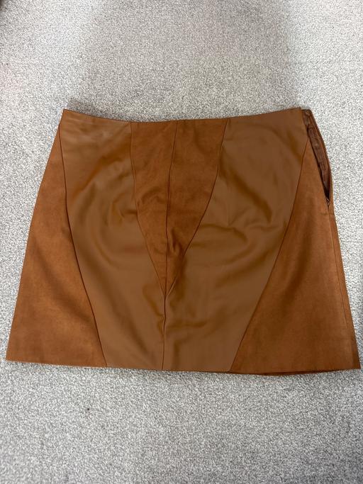 Buy & Sell Marlbrook Bromsgrove - Photos for Woman’s skirt Oasis size 16 leather/suade