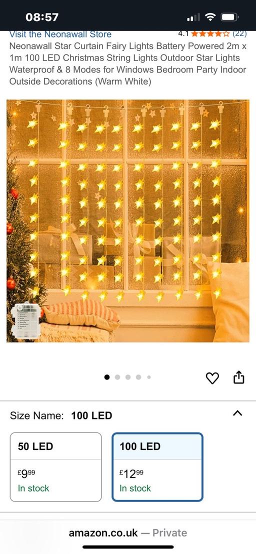 Buy & Sell Wednesfield Wolverhampton - Photos for New curtain light mains charged 3£ a few