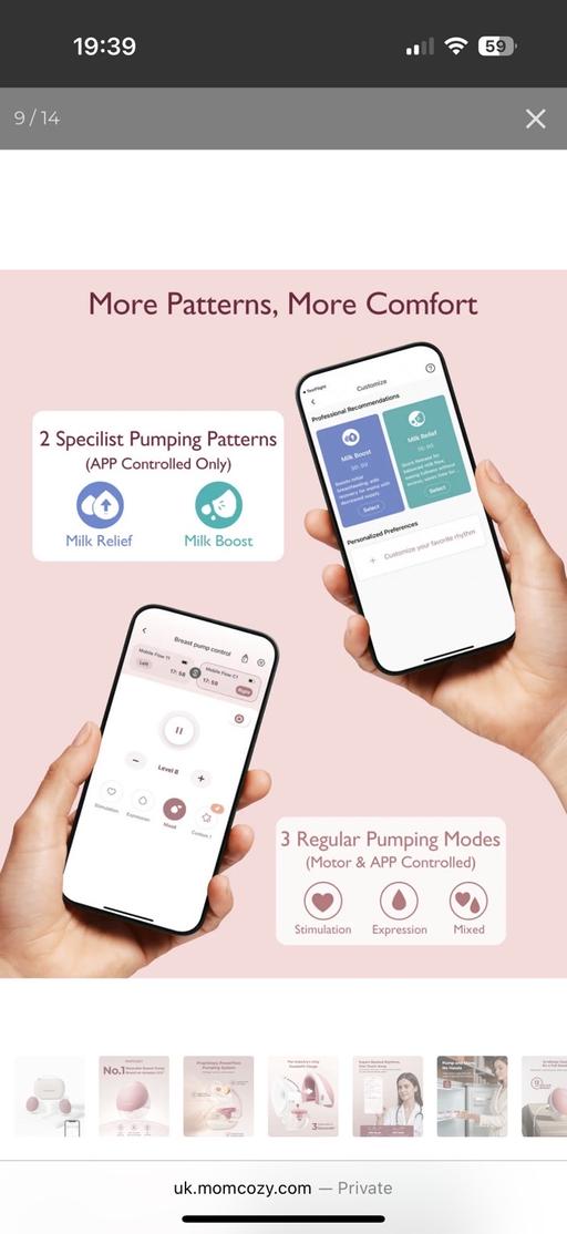 Buy & Sell Southall Ealing - Photos for MomCozy m9 mobile flow wearable dual