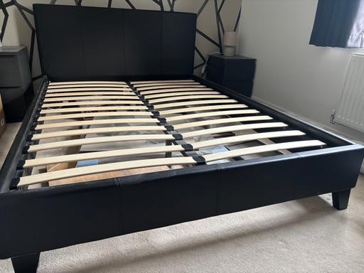 Buy & Sell Crewe Cheshire East - Photos for Double bed and headboard