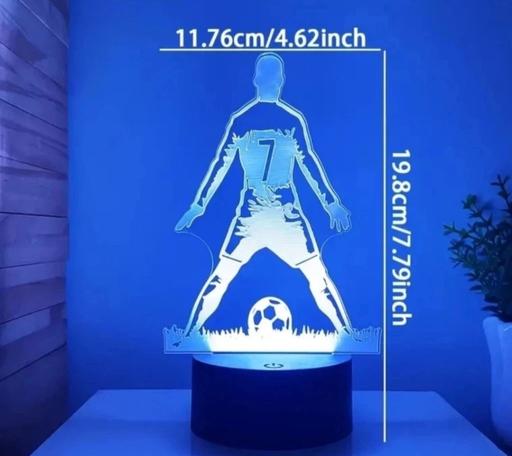 Buy & Sell Brompton Medway - Kent - Photos for Acrylic Soccer Player LED Night Light with 3D