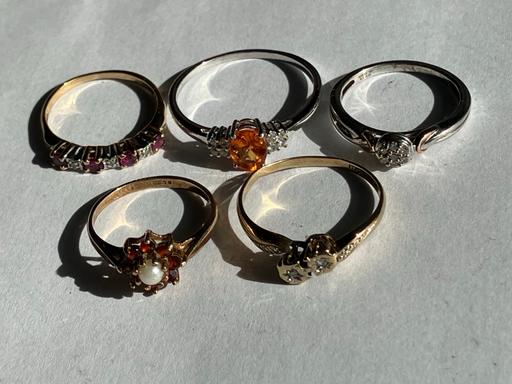 Buy & Sell Mudford Sock Somerset - Photos for 5x9ct gold rings fully hallmarked 375 0.020ct