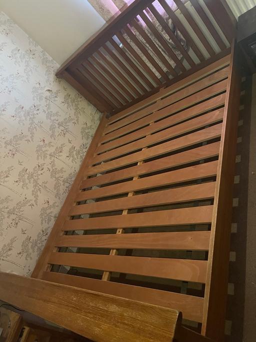 Buy & Sell Morden Merton - Photos for Solid wooden bed frame. King size.