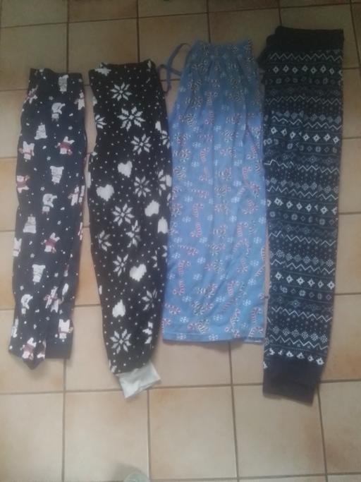 Buy & Sell Aldridge Walsall - Photos for 4 pair xmas pj bottoms