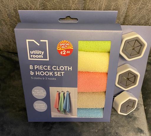 Buy & Sell Yardley Birmingham - Photos for 8 piece cloth & hook set