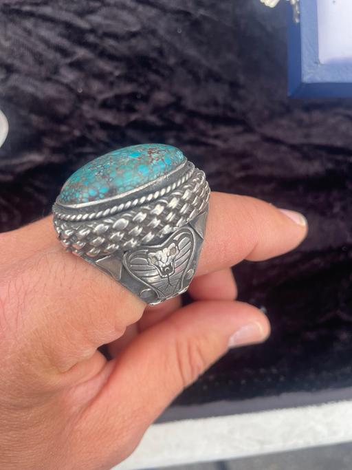 Buy & Sell Enfield Wash Enfield - Photos for Chunky turquoise silver ring