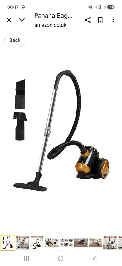 Buy & Sell Camp Hill Birmingham - Photos for Bagless Cylinder Vacuum Cleaner, 800w High Po