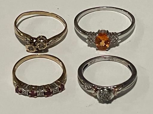 Buy & Sell Mudford Somerset - Photos for 4x9ct gold rings fully hallmarked 375 DIA