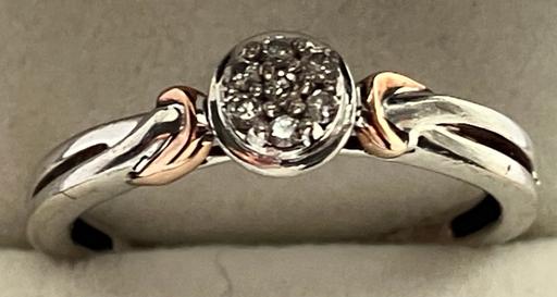 Buy & Sell Yeovil Somerset - Photos for 9ct white gold diamond wedding ring 375 0.05