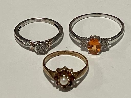 Buy & Sell Mudford Somerset - Photos for 2x9ct white gold rings & yellow gold 375 