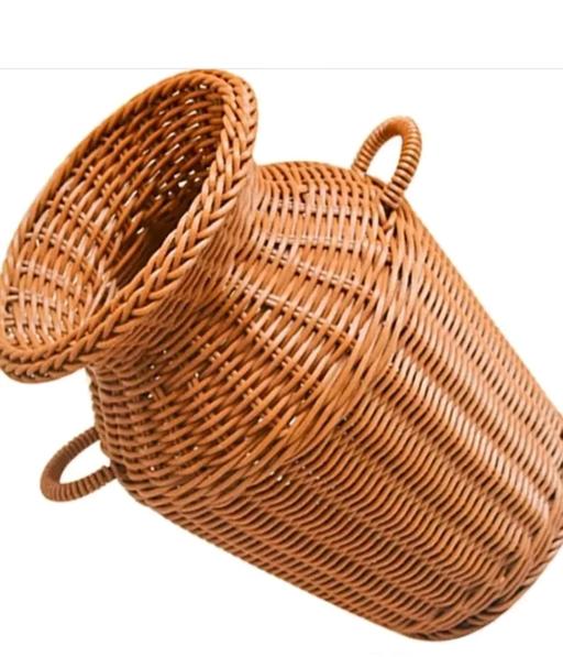 Buy & Sell Brompton Medway - Kent - Photos for Tall Wicker Horn Shaped Vase Vintage Horn Sha