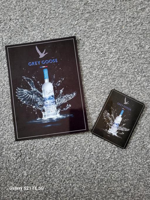Buy & Sell Carshalton Sutton - Photos for Grey Goose Metal Sign & Metal Fridge Magnet