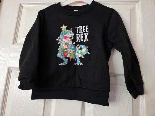 Buy & Sell Blackpool Town Centre Blackpool - Photos for Tree Rex Christmas sweatshirt age 4 yrs NEW