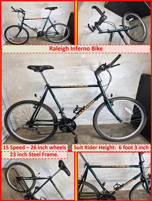 Buy & Sell Oldbury Sandwell - Photos for Raleigh Inferno Bike – 26 inch wheels.
