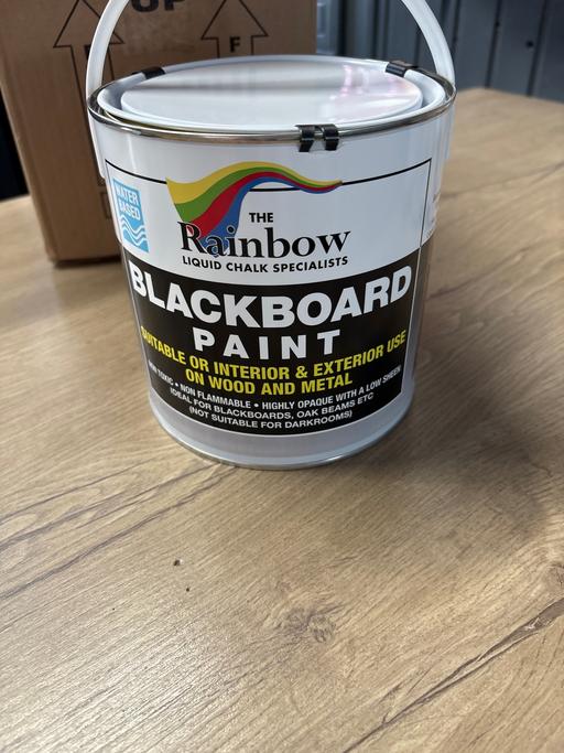 Buy & Sell Duckmanton Chesterfield - Photos for The rainbow blackboard paint