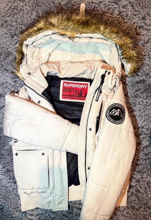 Buy & Sell Granby Industrial Estate Dorset - Photos for Superdry everest bomber coat Size S creme
