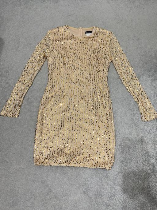 Buy & Sell Sundon Luton - Photos for Gold sequin mini dress,size 10