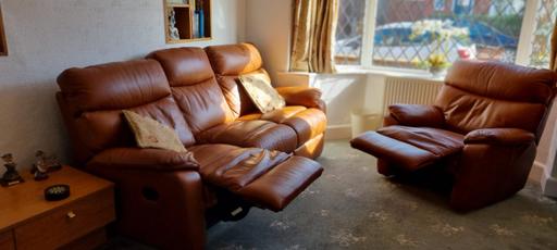 Buy & Sell Stockport Town Centre Stockport - Photos for Genuine real leather sofa with reclining