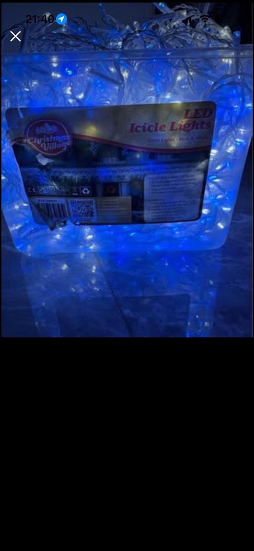 Buy & Sell Merton South West London - Photos for Icicle lights