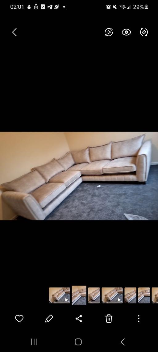 Buy & Sell Washwood Heath Birmingham - Photos for Luxurious elegant 3x3 Corner sofa