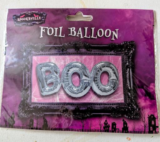Buy & Sell Georgetown Blaenau Gwent - Photos for 🎃 Halloween silver boo balloon that can be b