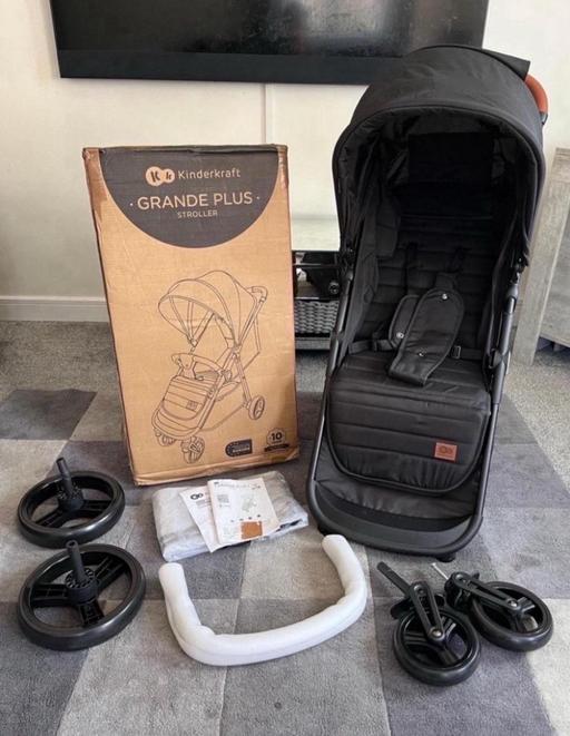 Buy & Sell Littleover Derby - Photos for Kinderkraft Grande Plus Stroller - Black